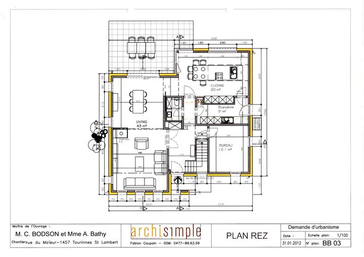 Maison Bodson — plan ou croquis 13 sur 17