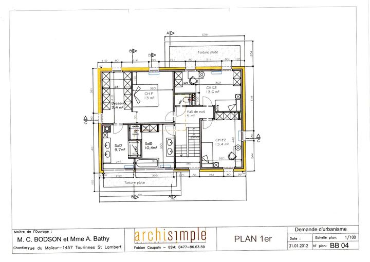 Maison Bodson — plan ou croquis 14 sur 17