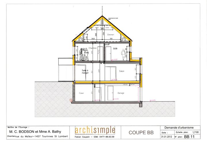 Maison Bodson — plan ou croquis 15 sur 17