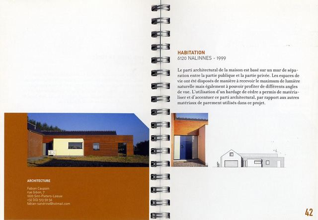 Bois et Habitat 2001 — plan ou croquis 2 sur 2