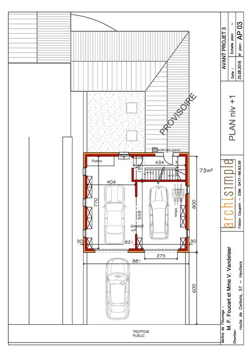Extension Foucart-Vandelaer — plan ou croquis 4 sur 6