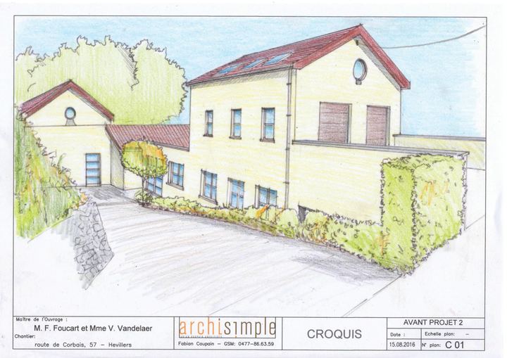 Extension Foucart-Vandelaer — plan ou croquis 6 sur 6