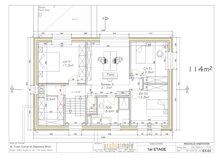 Maison Biron Cornet — plan ou croquis 1 sur 8