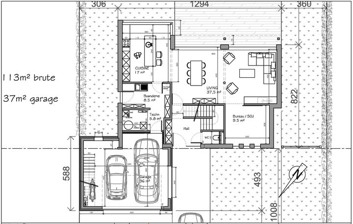 Maison Caudron — plan ou croquis 8 sur 12