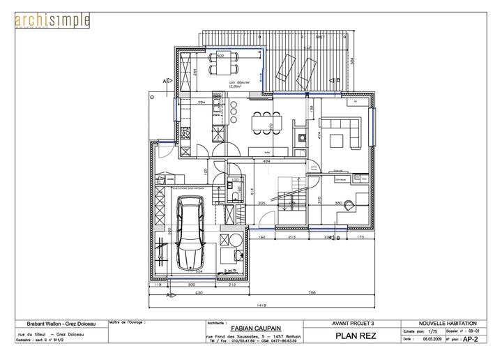 Maison Delaey — plan ou croquis 12 sur 14