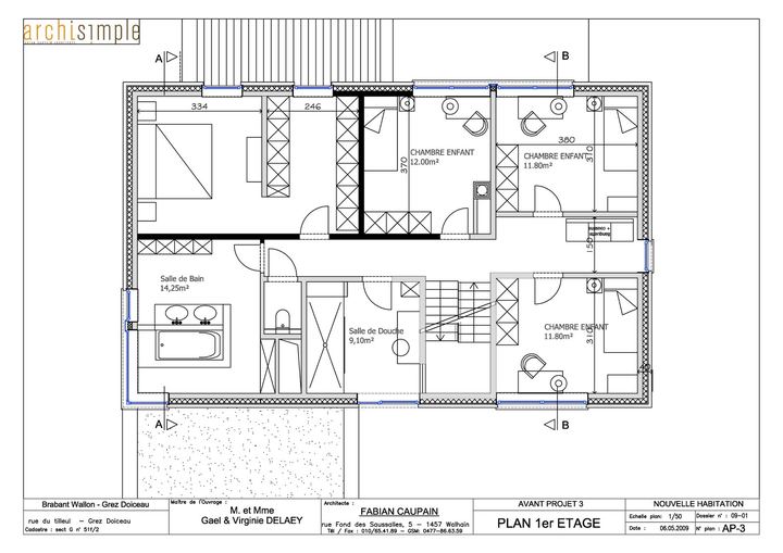 Maison Delaey — plan ou croquis 14 sur 14