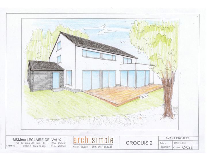 Maison Leclaire-Delvaux — plan ou croquis 2 sur 22