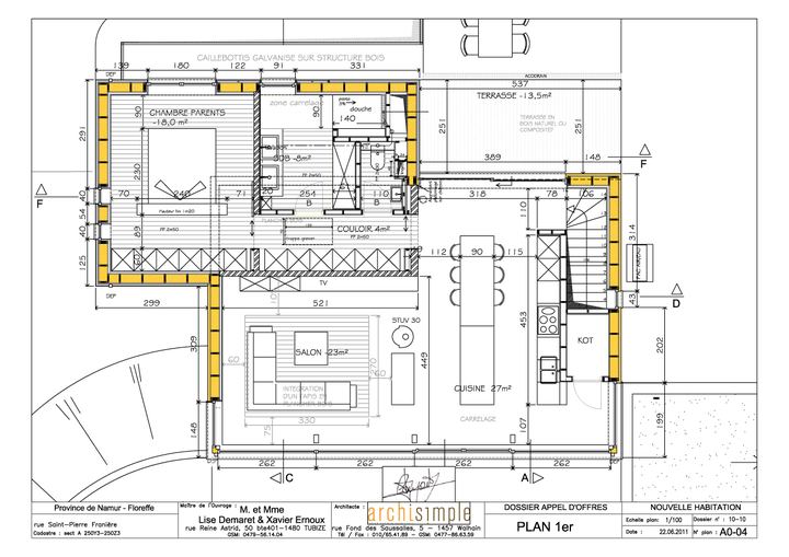 Maison Demaret — plan ou croquis 10 sur 25