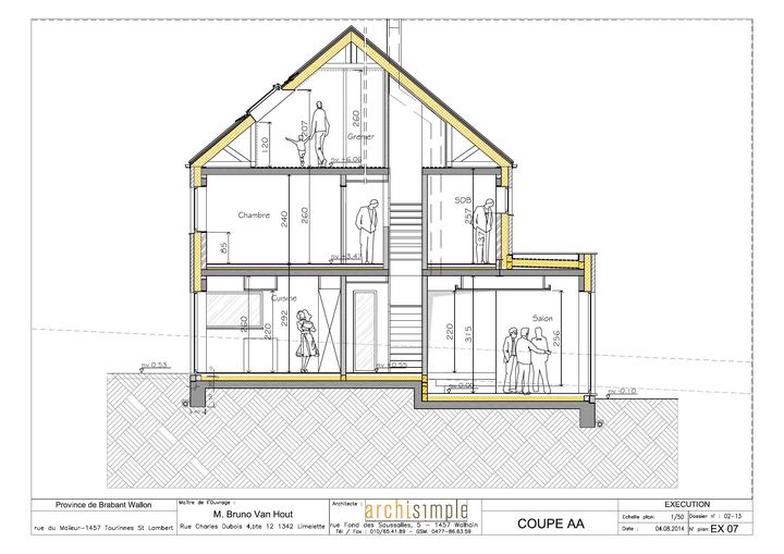 Maison Van Hout — plan ou croquis 16 sur 25