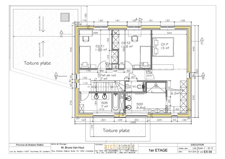 Maison Van Hout — plan ou croquis 17 sur 25