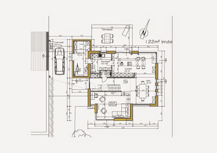 Maison Van Hout — plan ou croquis 25 sur 25