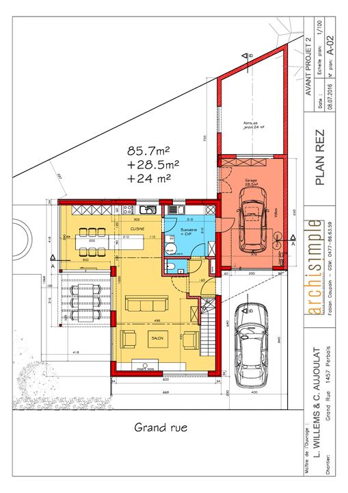 Maison Willems — plan ou croquis 5 sur 7