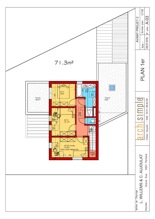 Maison Willems — plan ou croquis 6 sur 7